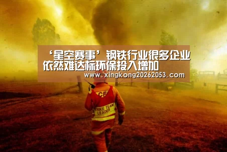 ‘星空赛事’钢铁行业很多企业依然难达标环保投入增加(图2) 星空电竞